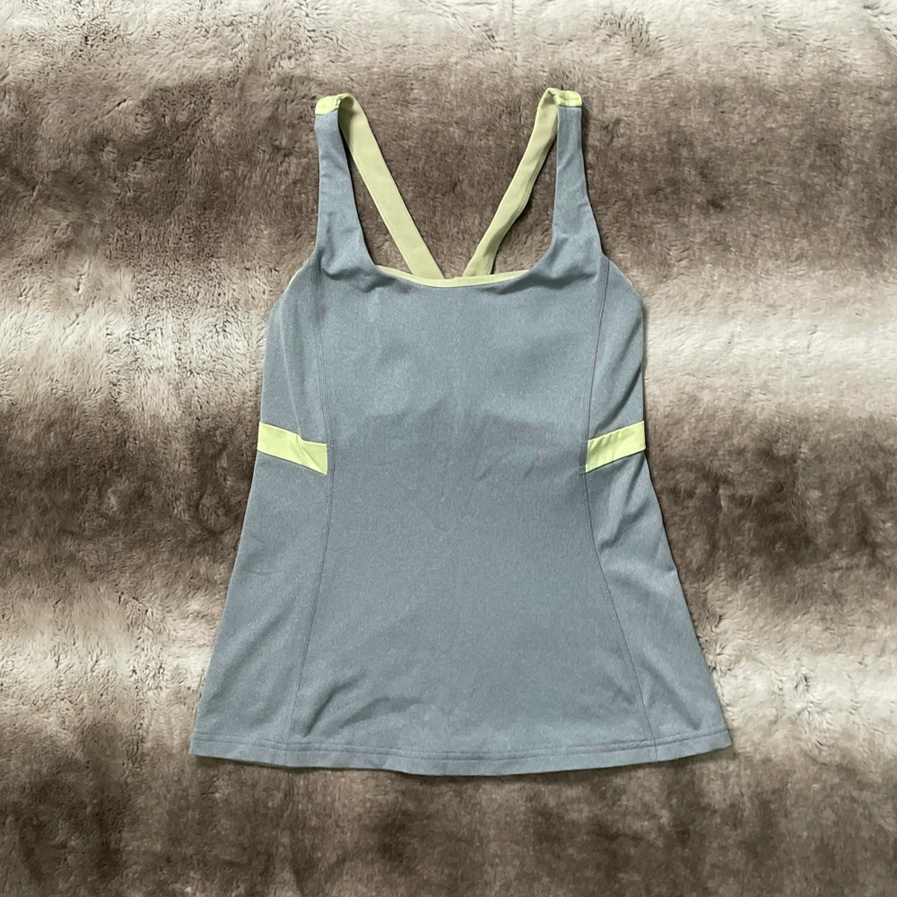 Lucy Athletic Tank Top Gray Small